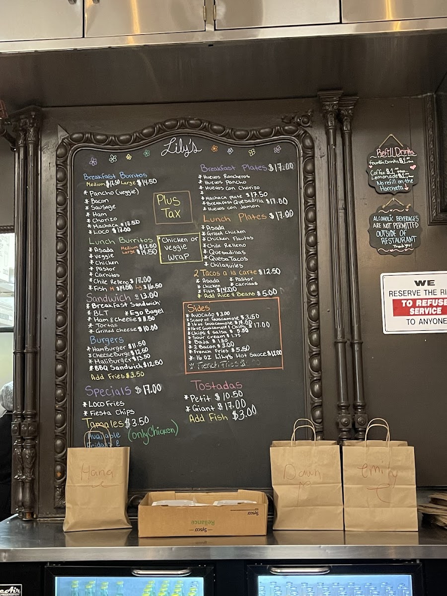 Lily's Malibu Menu - Image 6